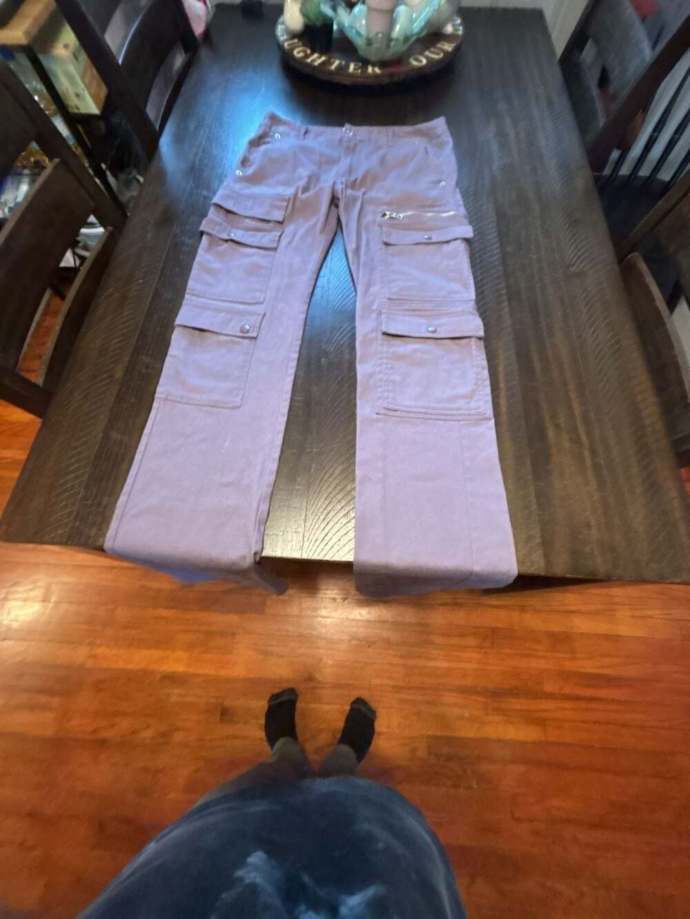 Genuine Cargo Pants Size 32/34 Gray/Purple Utility